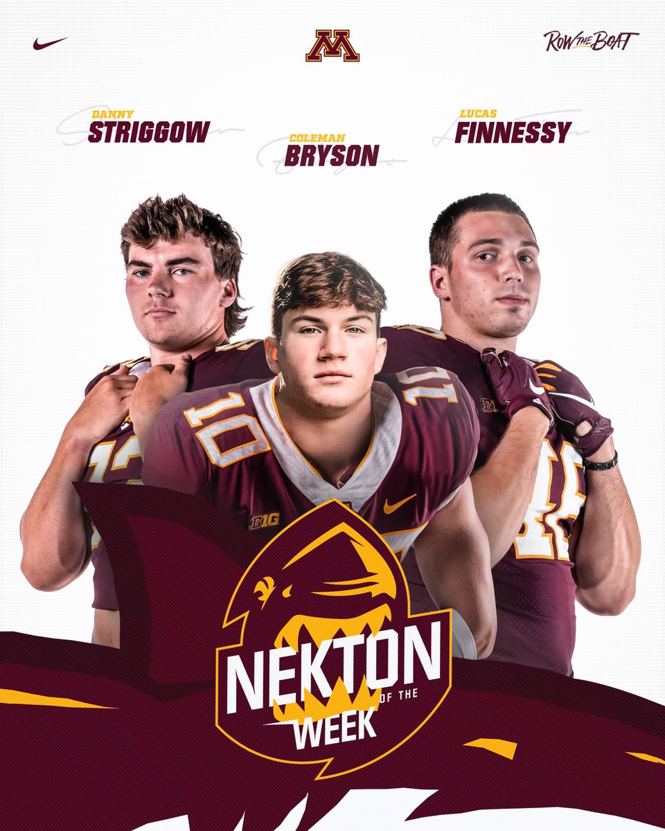 Congrats to <a href="/dstriggow23/">Danny Striggow</a>, <a href="/ColemanBryson1/">Coleman Bryson</a> &amp; <a href="/FinnessyLucas/">Lucas Finnessy</a> for being our “Nektons of the Week!!” #RTB #HYPRR #SkiUMah