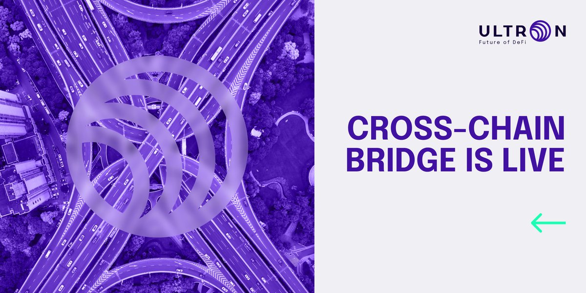 ultron_found's tweet photo. We are glad to announce the 1st cross-chain bridge out of 6 planned is live!
The other will be deployed in the next days and weeks. 

👉 Welcome to test it: https://t.co/drrMB3uGXg

Follow us for more updates in the next days ✅

#ultron #crosschain #Polygon #blockchain #layer1 https://t.co/xD6EFztQr7