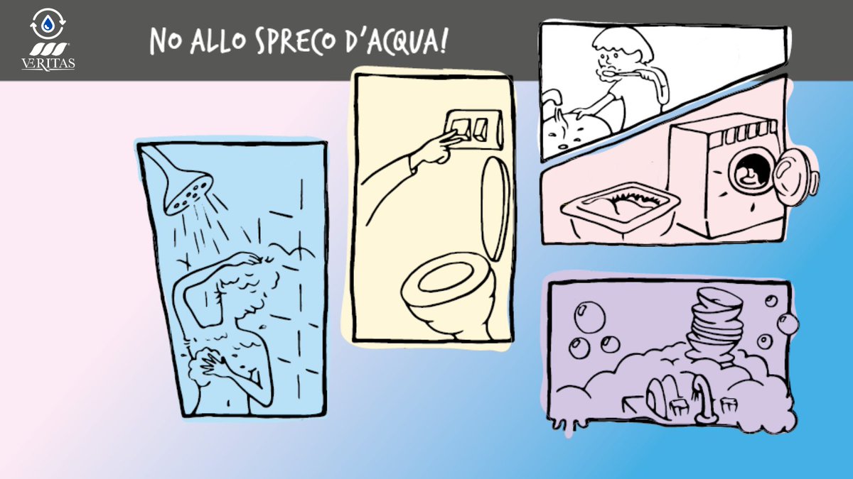 Utilizzare l'#acqua in modo consapevole evitando gli sprechi è uno dei modi più semplici e intelligenti per preservare una delle più importanti #risorsenaturali, purtroppo esauribile.

#nonsprecarla #failacosagiusta #risparmioidrico