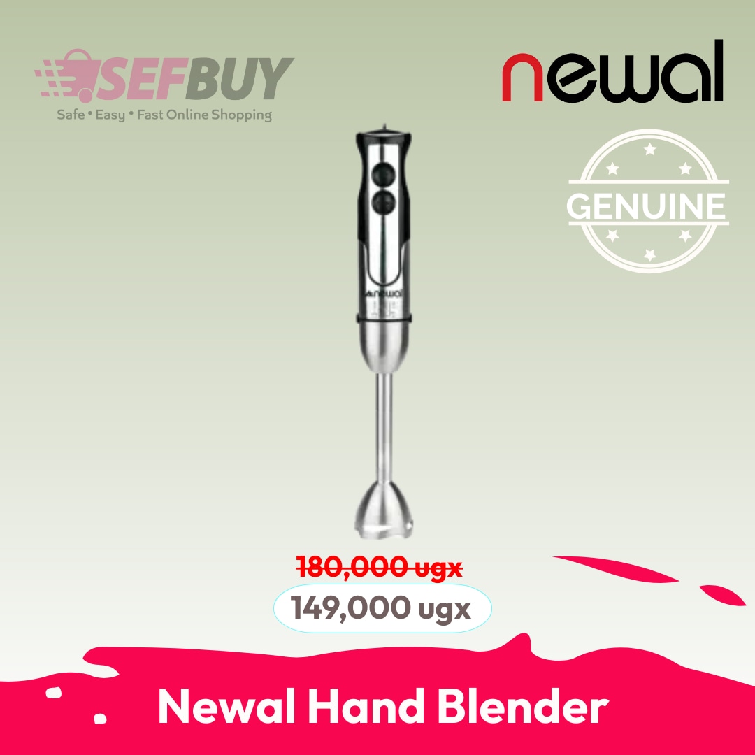 SEFBUY1's tweet photo. Get The Newal (NWL-418) Hand Blender From https://t.co/4ZsCE9rDyU At Only 149k! #sefbuy #newal #handblender #blender #blenders #onlineshopping #uganda🇺🇬 #kampala https://t.co/p1aF9B9QRa