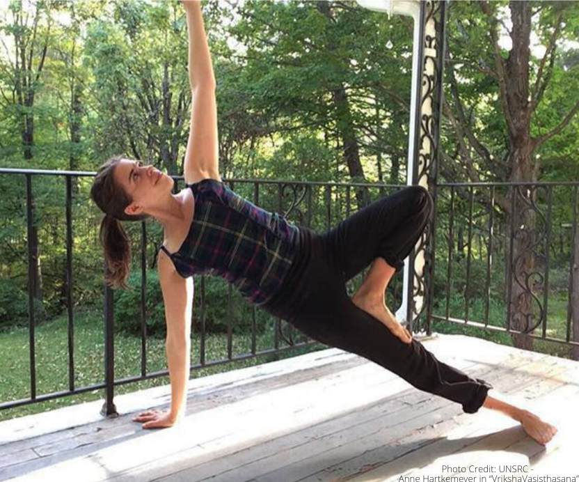 UN's tweet photo. Yoga can play a significant role in promoting both physical &amp; mental well-being, especially for those facing emotional distress or social isolation due to #COVID19.

More on Tuesday's #YogaDay: https://t.co/WbDdJ4agAi https://t.co/OPzMkaEhqh