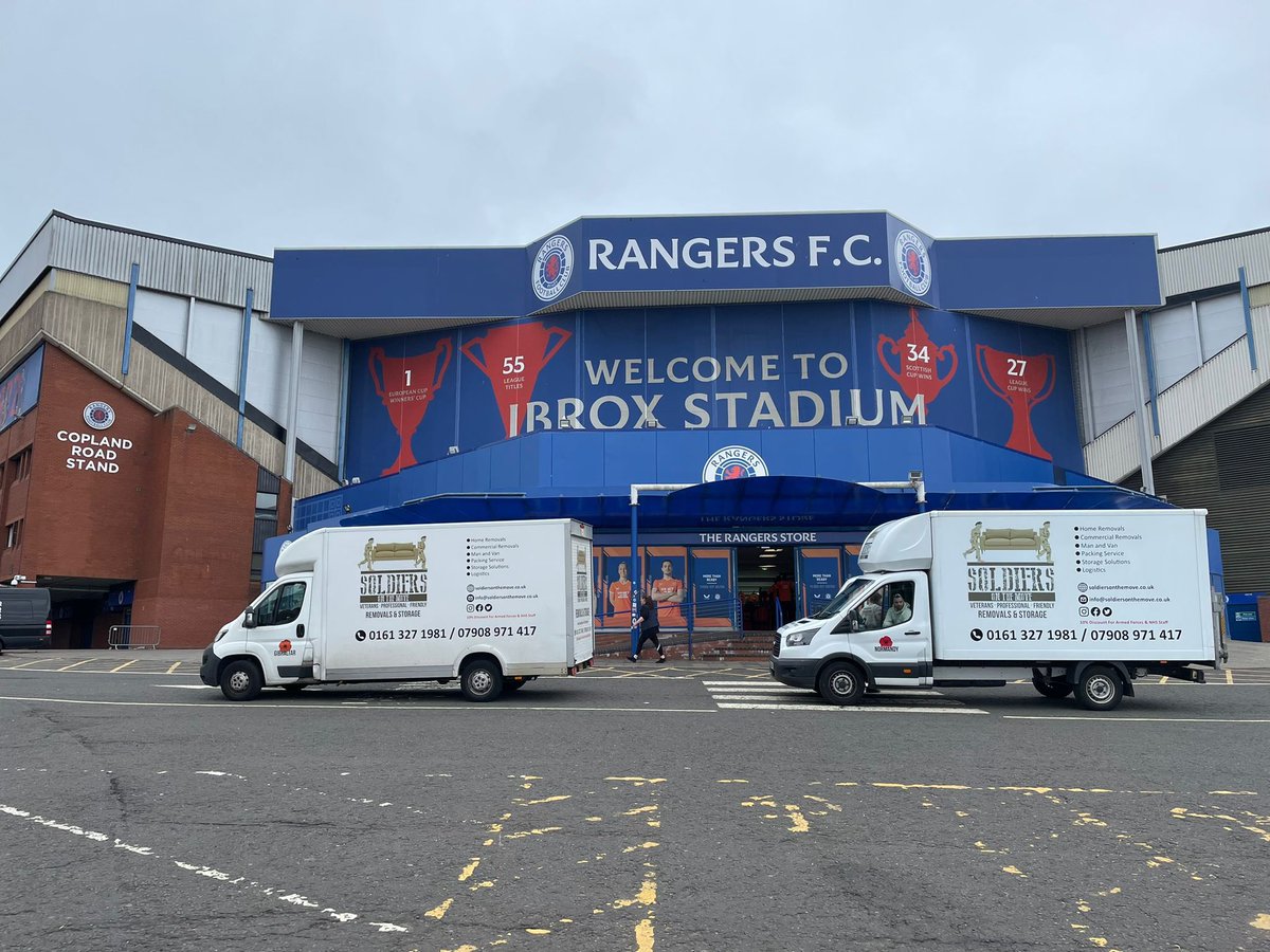 Soldiers On The Move (@sotm_removals) on Twitter photo After a fantastic home removal to the west coast of Scotland… we couldn’t resist this 👇🏻…. <a href="/RangersFC/">Rangers Football Club</a>
#scotland #RangersFC #homeremovals #football After a fantastic home removal to the west coast of Scotland… we couldn’t resist this 👇🏻…. <a href="/RangersFC/">Rangers Football Club</a>
#scotland #RangersFC #homeremovals #football