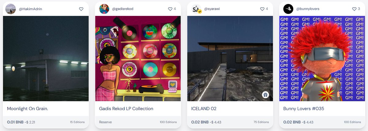 I've been very lucky to receive these gems from my fellow creators on pentas.io. From the bottom of my heart, thank you so much to <a href="/haximadrin/">Kim</a> <a href="/gadisrekod/">Gadis Rekod</a> <a href="/0xBlockflop/">SYARAWI®</a> @BunnyLoversNFT💝💝💝