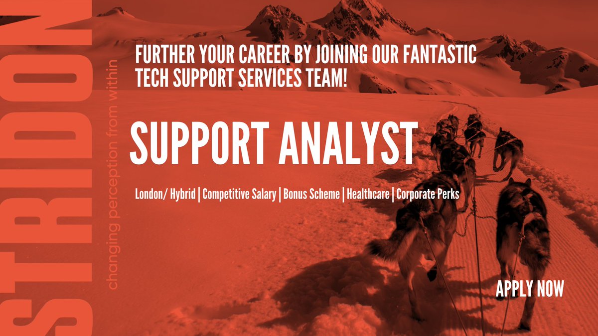 We have an opening for a Support Analyst to join our team in Support Services. Interested?   Apply Now
#MSP #forwardthinking #SupportAnalyst #ITJobs #ITvacancy #ITjobsLondon #CustomerSupport #Jobs
#technology
bit.ly/3xIMZAK