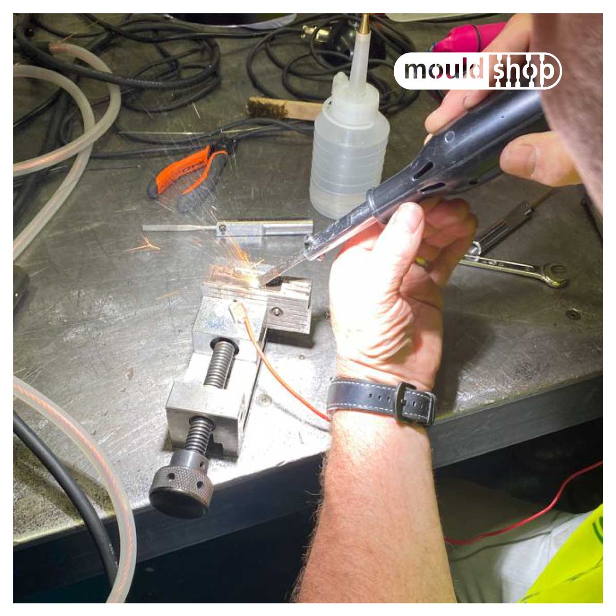 Here's the Ultrasonic Multi-Function Polisher in action...

Great feedback from our demos so far on this and we can’t wait to bring it to #PlasticsLive2022 to show you all on Stand C19!
.
.
.
#Mouldshop #Polishing #Welding #PlasticsLive #ProductDemonstrations #InjectionMoulding