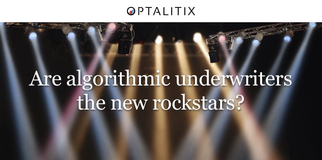 optalitix's tweet image. Algorithmic underwriting is an innovative new insurance underwriting process used by a growing number of insurers. Part 1: Is the future of Lloyd’s algorithmic? breaking down what you need to know about algorithmic underwriting and smart follow syndicates: bit.ly/3OyzkTP