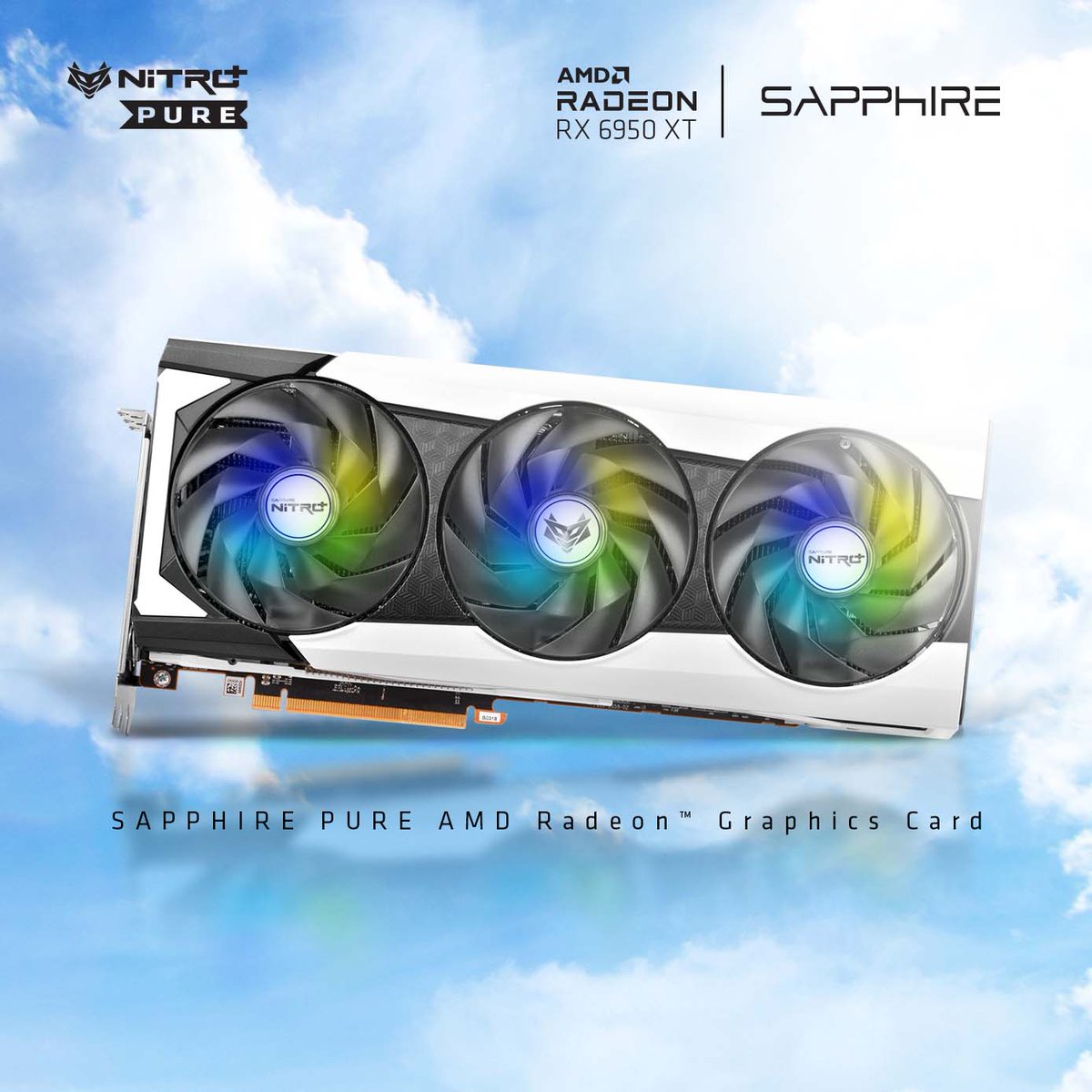 SapphireTech's tweet photo. The Pure White Card of Your Dreams💭 The SAPPHIRE NITRO+ AMD Radeon RX 6950 XT PURE
.
.
#SAPPHIRE #NITRO #RX6950XT #graphicscard #GPU #SAPPHIRETech #AMD #Radeon #hardware #gaming https://t.co/6fHB9OYqrK
