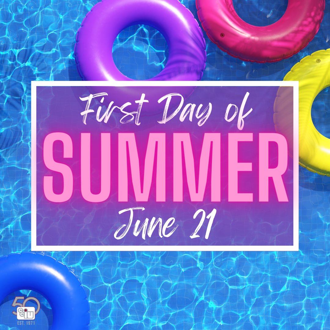 June 21 is the first day of #summer!☀️ Be sure to have tons of fun in the sun today and all summer long!😎