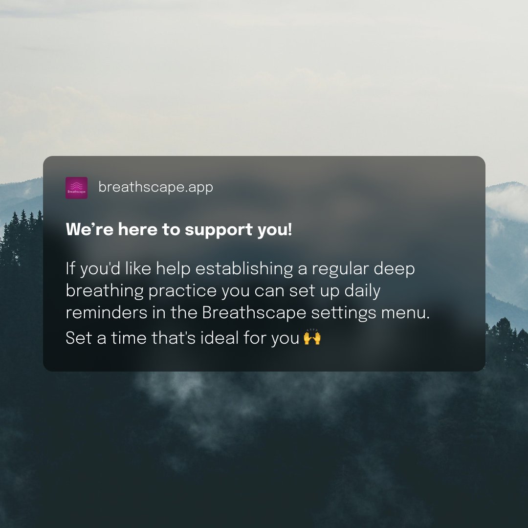 breathscapeapp's tweet photo. Breathscape is designed to help you deepen your connection with your breath, one day at a time. With regular practice you'll cultivate a safe-haven in the presence of stress and overwhelming emotions.
#breathscape #deepbreathing #relaxation #stressrelief #breathwork #meditation https://t.co/vAIUzdvQkY