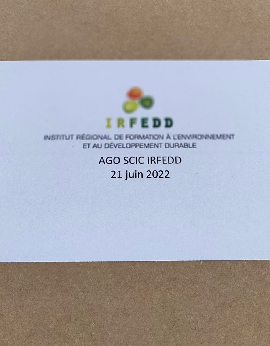 joelgombin's tweet photo. Heureux de représenter @ScopPACACorse à l'assemblée générale ordinaire de l'#IRFEDD, belle SCIC tournée vers la formation aux métiers du développement durable. https://t.co/ApBwF1sNYo