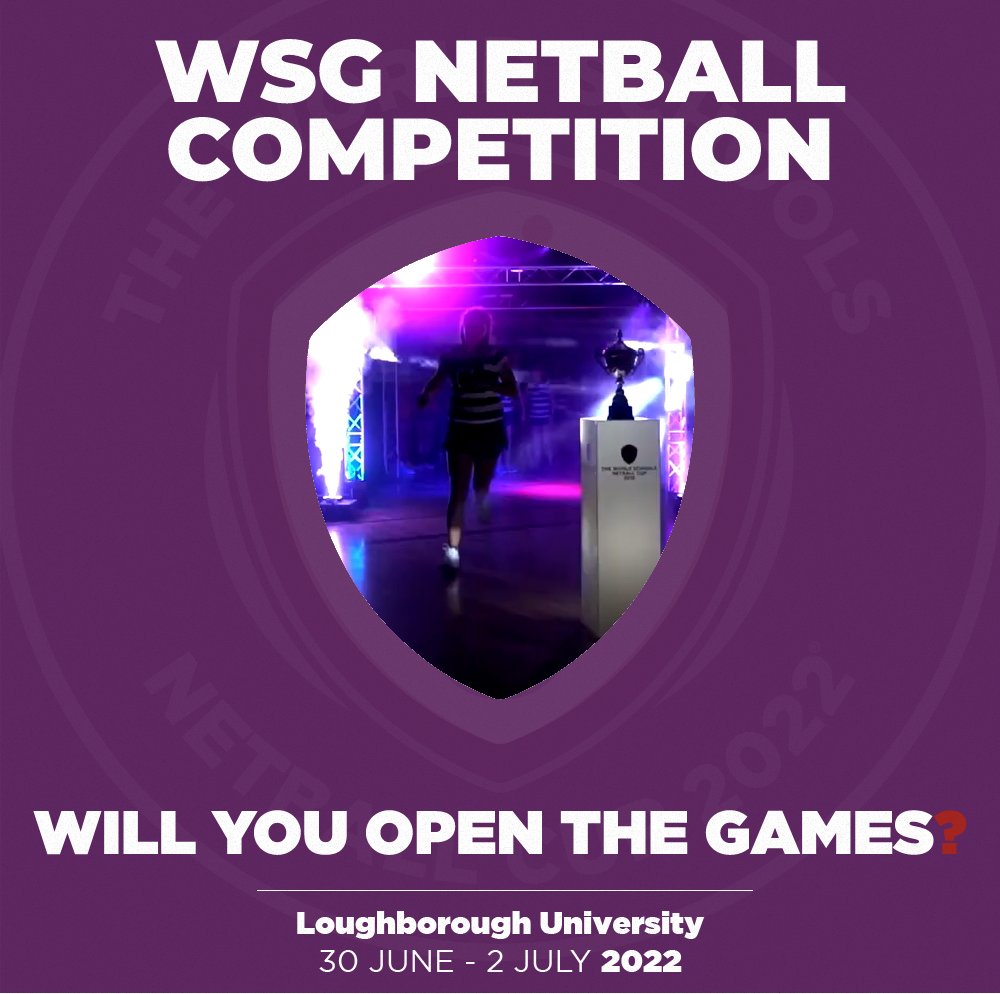 WSGEvents's tweet image. #𝗪𝗦𝗚𝗡𝗘𝗧𝗕𝗔𝗟𝗟 𝗖𝗢𝗠𝗣𝗘𝗧𝗜𝗧𝗜𝗢𝗡 🏐 

Would you like to play in the WSG Netball curtain raiser under the Loughborough lights?

Quote reply with your school name by Wed @ 7pm, to be entered into our draw. 

➡️ Sign up for WSG Netball alerts: link.wsgevents.com/wsgnetballaler…
