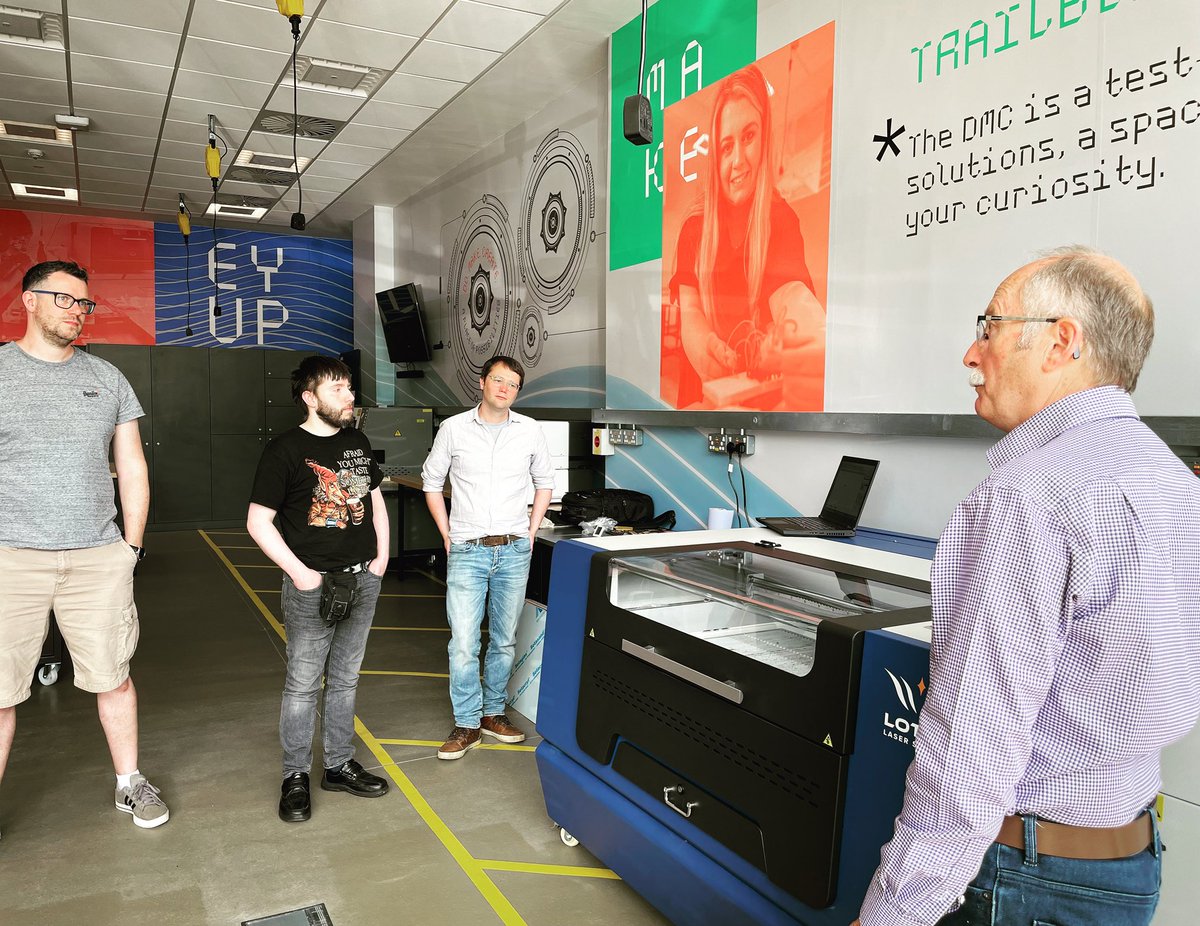 Barnsley_DMC's tweet photo. It was great to see our @DIfGProject workshop ‘Get Started With Laser Cutting’ in full swing this morning!
Take a look at our website events page for upcoming MakerLab workshops on this programme! https://t.co/v5gIBEgwJ9
#LoveDMC #FindYourFuture
#DoMakeCreate https://t.co/Y6DrYsFCPC