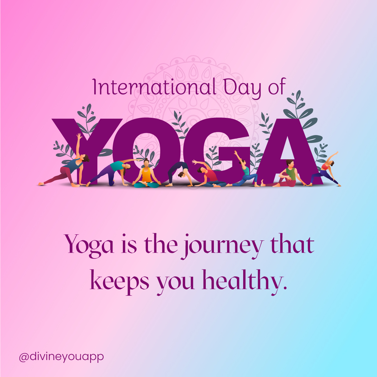 divineyouapp's tweet photo. Yoga is a mirror to look at ourselves from within. 🧘
#internationalyogaday #yoga #yogaday #yogainspiration #yogalife #meditation #yogaeverywhere #DiveInYou #DivineYou #DivineYouWellness #SelfCareApp https://t.co/lMbZu2fau2