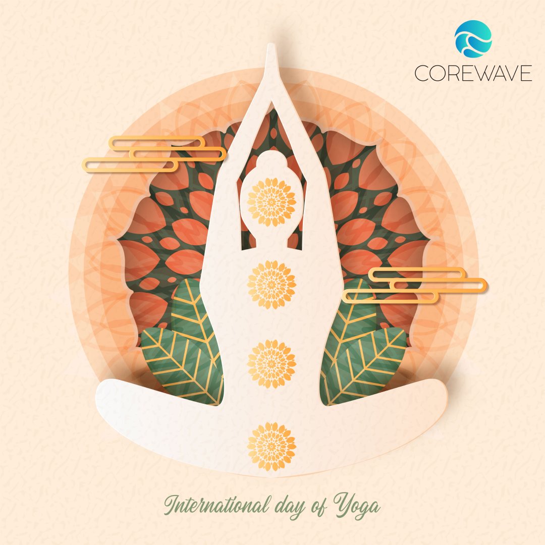corewavetech's tweet photo. Yoga is a state of calm, health, and self-acceptance. It is the link between our divine, ethereal points and uncharted territories.
Let us join forces and make a commitment to align our chakras through yoga every day.
International Yoga Day!

#internationalyogaday2022 #Corewave https://t.co/2FsA42dJXR