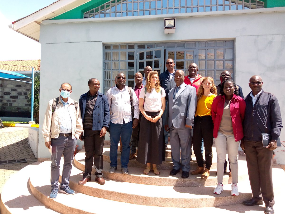 nakuru_lab's tweet photo. Earlier today, The Nakuru Living lab and the  REFOOTURE partners from other countries paid a courtesy visit to Egerton University VC Professor Kibwage at his office and later proceeded to COELIB center for an introduction meeting. 
@egertonunikenya
@CoELIB_Egerton
@refooture https://t.co/hixFIKVyj1