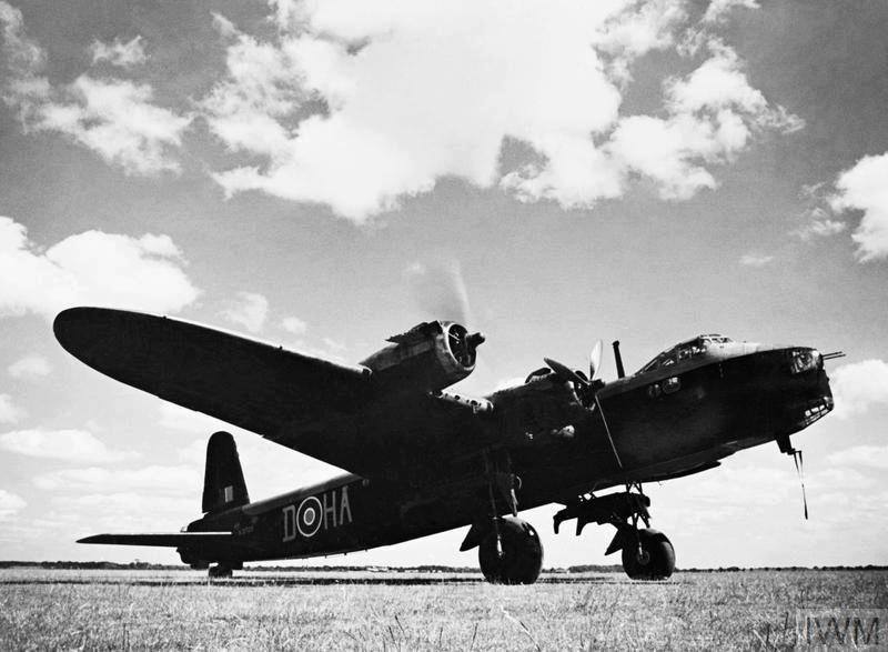 Remembering - Sgt G. E. Rose 218 Sqn RAF Shorts Stirling BF572 HA-K who was killed in action on 23rd June 1943, commemorated on the Runnymede Memorial Panel 163.
Below: Short Stirling of No. 218 Squadron RAF at Marham, Norfolk, June 1942. © IWM (CH 16996)