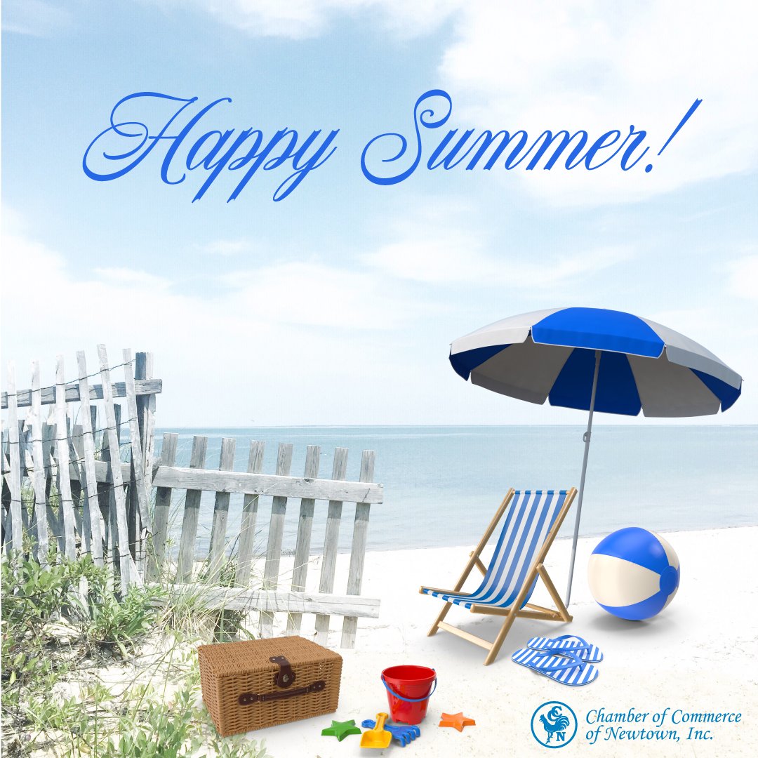 Happy Summer! Check out some of the local Summer Events taking place in town. Read more in the latest Chamber News - June 21, 2022 - mailchi.mp/newtown-ct/ncc… #newtownct #smallbusiness #happysummer2022