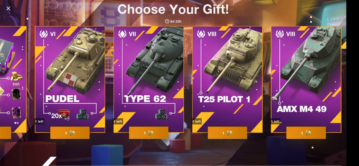 FOW_WoTBlitz's tweet photo. @JsHydra @WoTBlitz just picked the tank and didn't get anything, something wrong with the blitz?? https://t.co/VnmJVpjI8V