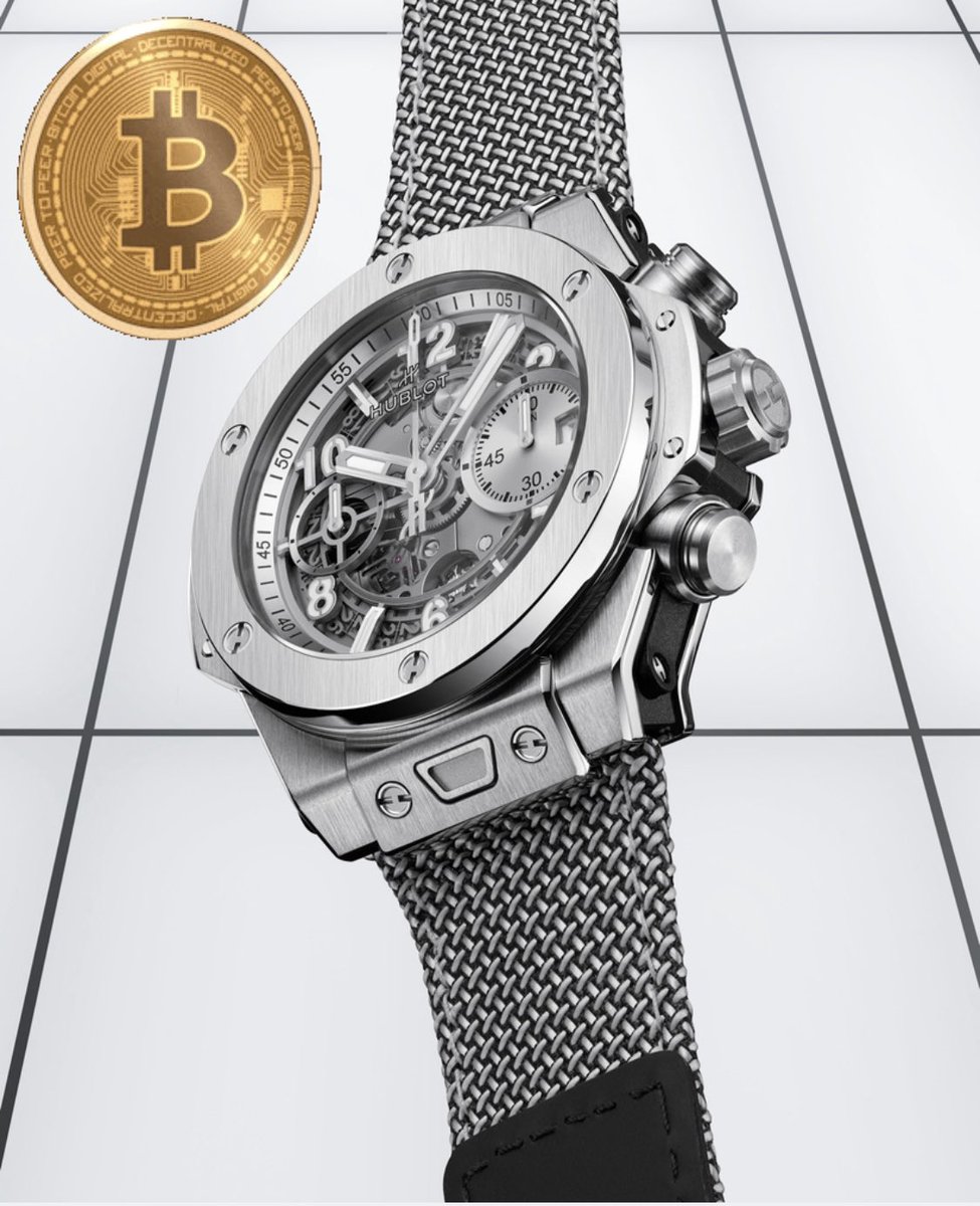 El fabricante de relojes de lujo suizo Hublot ya acepta pagos con #Bitcoin y criptos  🙀

La adopción no entiende de precio en el corto plazo. La adopción cripto es imparable 😻