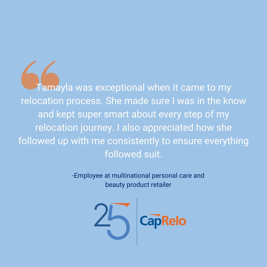Keeping your employees updated and a part of their relocation journey. #RealPeopleRealCare #testimonial