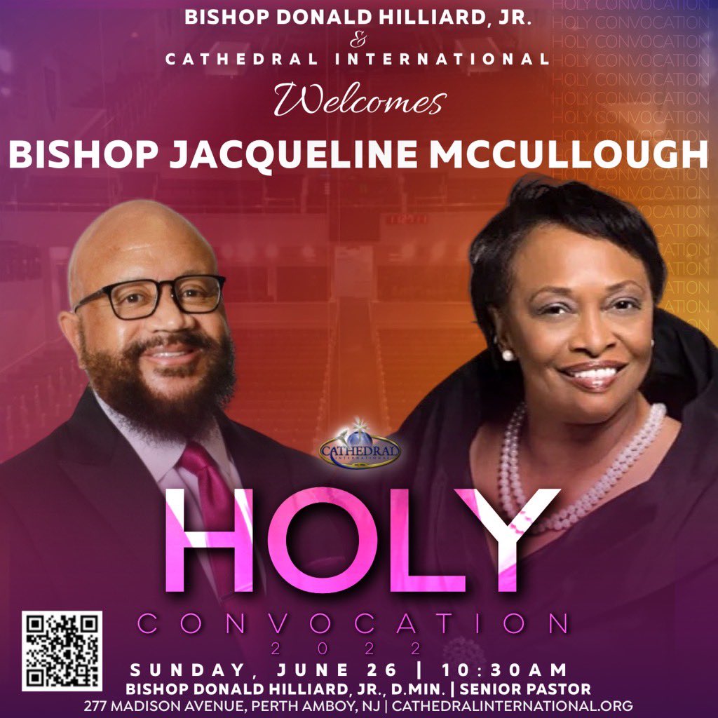 Bishop_Hilliard's tweet photo. THIS IS THE WEEK! It’s HOLY CONVOCATION and my 65th Birthday Celebration! Please press your way!
#cathedralinternational #HolyConvocation2022 https://t.co/7aPzqMfjrZ