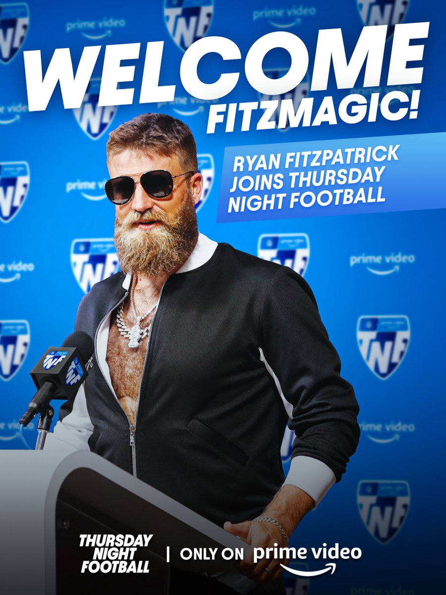 Retired Qb Ryan Fitzpatrick Joining Prime Video S Tnf Broadcast