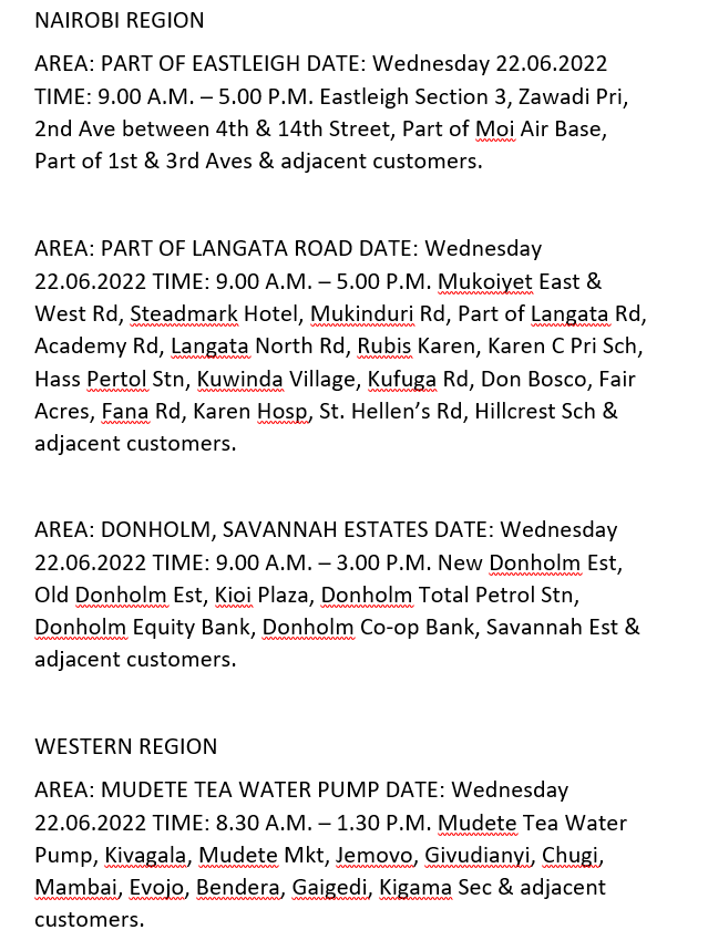 Kenya Power tweet media