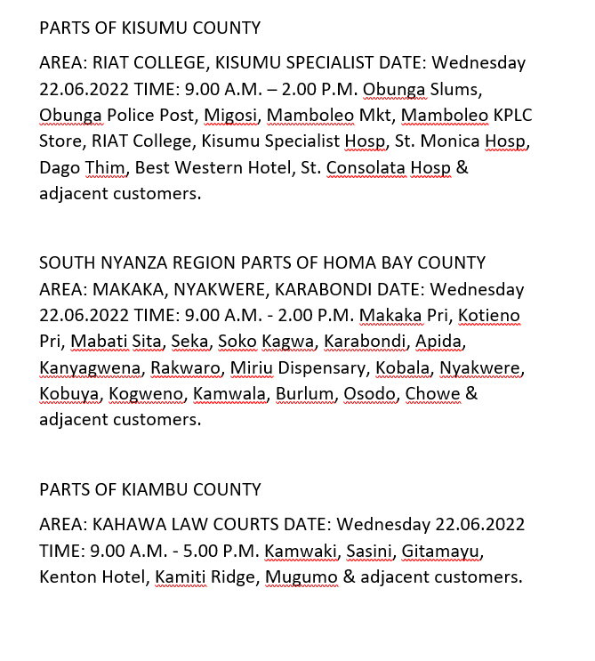 Kenya Power tweet media