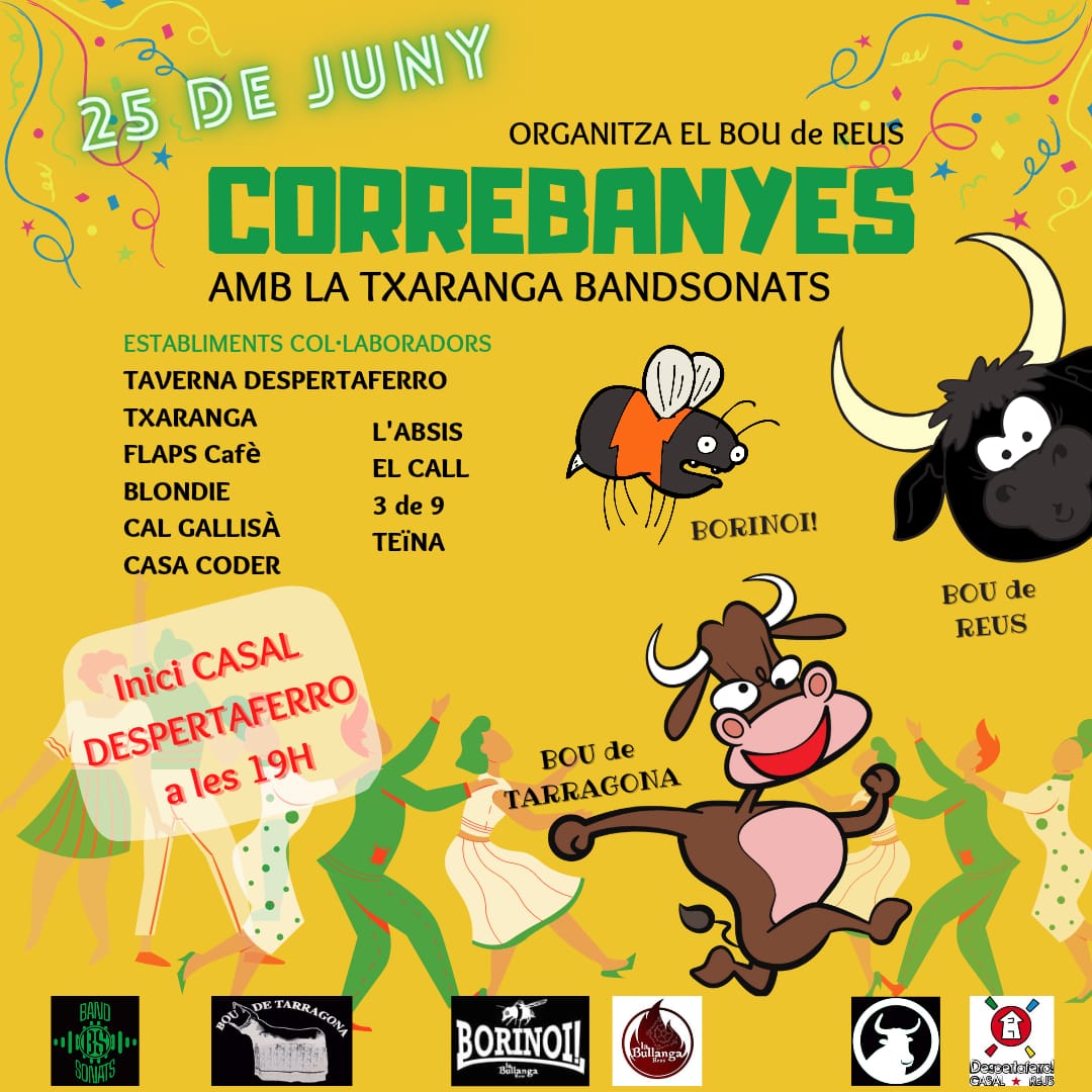 Ja ho tenim a tocar! <a href="/CasalDPF/">Casal Despertaferro!</a> <a href="/elboudereus/">Bou de Reus</a> #SantPere2022 #Correbanyes