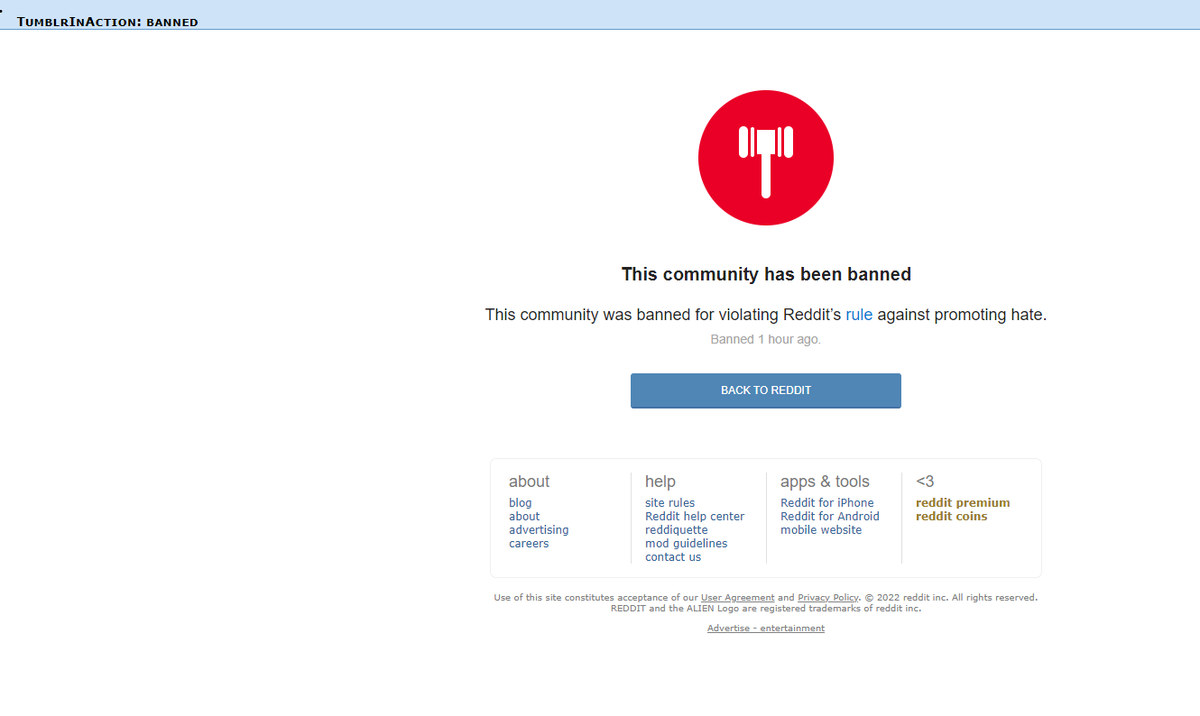 ErinInTheMorn's tweet photo. Reddit has banned a new wave of racist, homophobic, and transphobic subreddits. These subreddits made regular use of racist dogwhistles and transphobic misgendering. It stoked harassment.

Deplatforming works. When TERF subs were banned, reddit became noticeably less hostile. https://t.co/sh1HGEW2l5