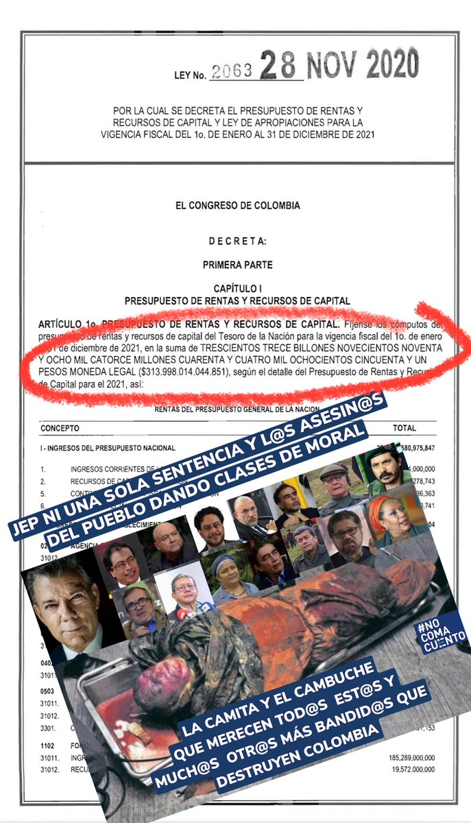 Nocomacuento4's tweet photo. @JuanManSantos @JEP_Colombia https://t.co/gz7bDtAuu3
