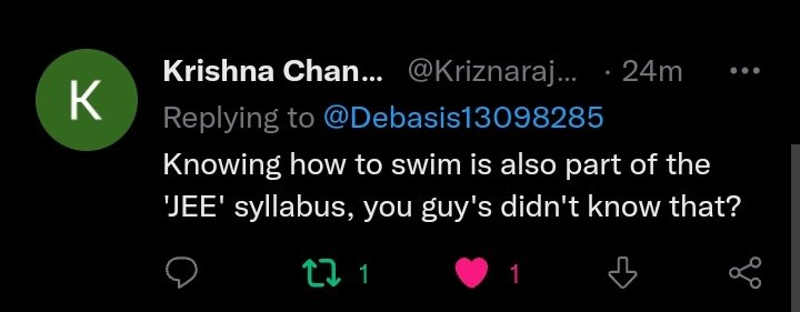 Debasis13098285's tweet photo. #JEEMains2022
And I thought it was out of syllabus,but it isn't https://t.co/ti0TERoNng