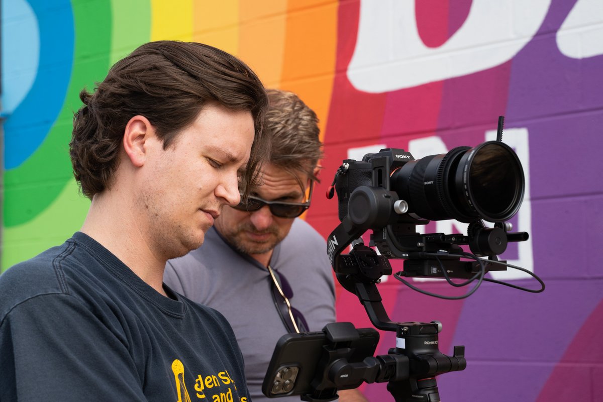 CayenneCreative's tweet image. When the weather&apos;s nice, we shoot outside. ☀️