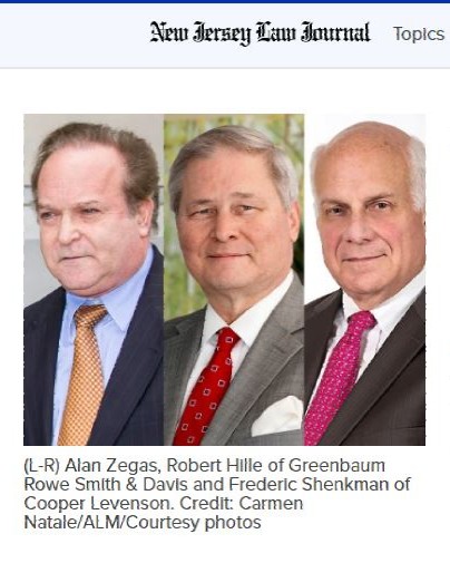 CooperLevenson's tweet image. Our partner Fredric Shenkman on the front page of the New Jersey Law Journal. Read what he had to say about New Jersey's disbarment rule.  law.com/njlawjournal/2…