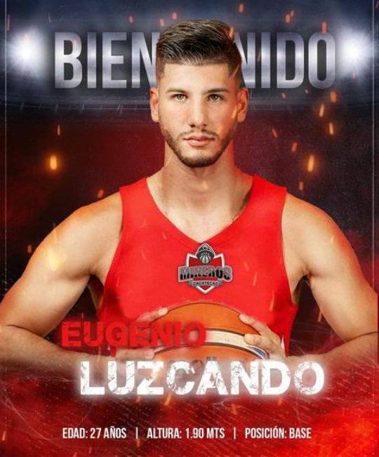 Mineros de Zacatecas <a href="/MinerosLNBP/">Mineros Zacatecas</a> de la <a href="/LNBPoficial/">Liga Caliente.mx LNBP</a> #Mexico 🇲🇽 hace oficial la contratación de Eugenio Luzcando 🇵🇦 <a href="/eluzcandob/">eugenio luzcando</a> para la temporada 2022
Info: <a href="/JBorrazas/">Jose Luis Borrazas</a>
#Panama 🇵🇦
#basketball 🏀