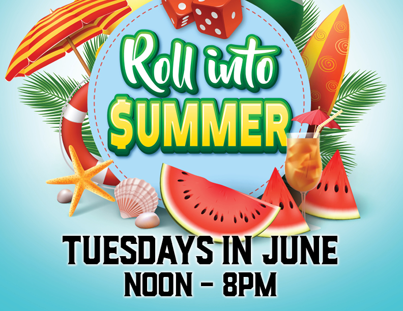 stockmanscasino's tweet image. Give our lucky dice a roll and see how much cash you could win! See our Winner&apos;s Club for complete details. #rollintosummer #cashprizes