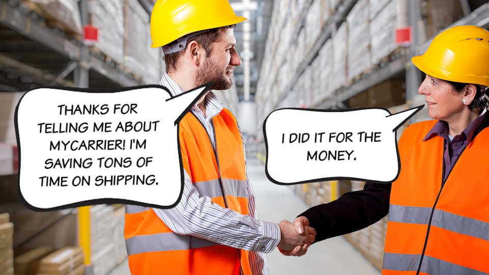 ShipMyCarrier's tweet image. Have you heard about MyCarrier&apos;s referral program? Basically, you get paid big while your friends and colleagues get better shipping. Win-win.

Find out more here: hubs.la/Q01dRlBX0

#shippingtechnology #supplychainmanagement #LTLfreight #shippingmanager #referafriend