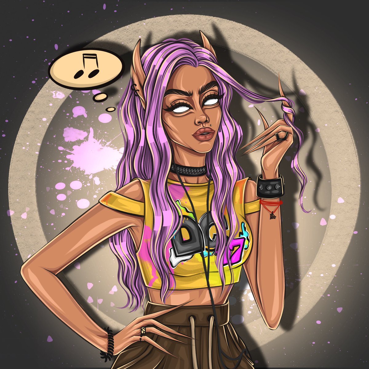 GN 🖤

➖DARKNESS GIRL #17➖
➖0.06 ETH ➖

«You can survive anything if you pick the right song.»

#NFTdrops #fairArtNFT #KatoOGgo 
#etherstulist 

opensea.io/assets/ethereu…