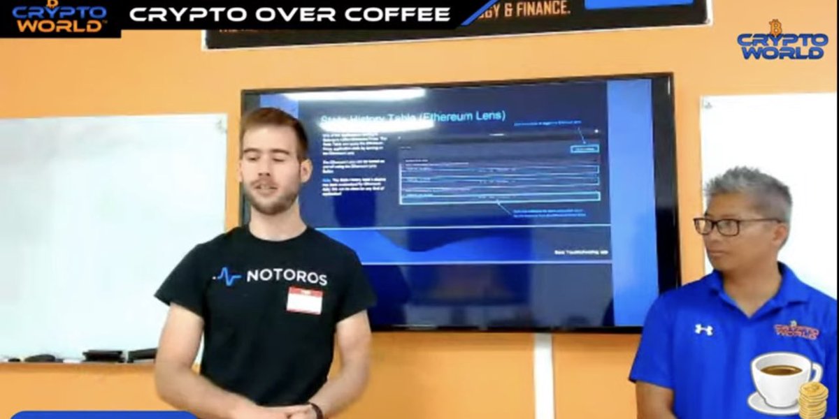 shopcryptoworld's tweet photo. If you missed our Crypto Over Coffee this morning on a local #StLouis web 3 project #Notoros with @brendan_laiben and special guest STL alderman @MichaelJGras here’s the YouTube link https://t.co/R6ehrUy3VK https://t.co/zVNYG3niYA