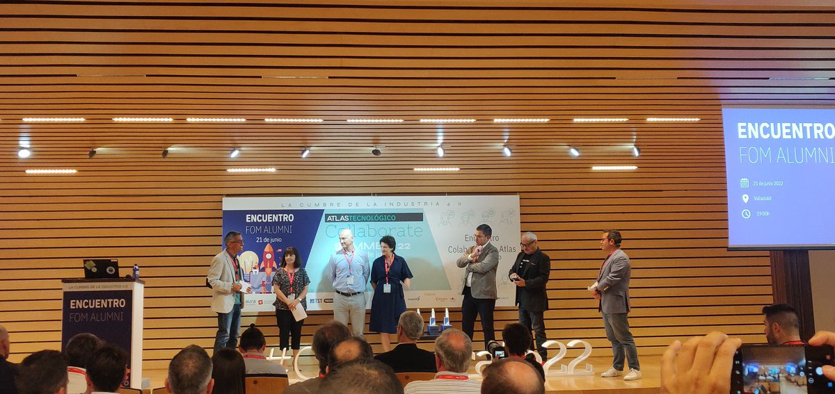 #fomalumni22 #collaboratesummer  ahora los premios a los mejores proyectos de alumnos. #talento #talentoi40