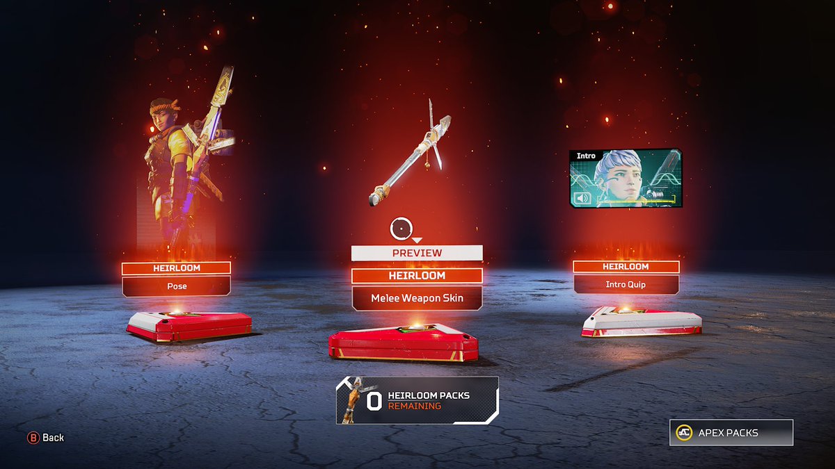 Lifted67634664's tweet photo. Just got the valkyrie heirloom its so cool @erikaishii https://t.co/MX10QaD3GY