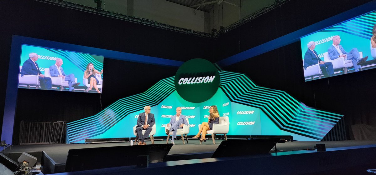 Susan Li (@susanlitv) on Twitter photo Fun way to kick off #CollisionConf <a href="/CollisionHQ/">Collision Conf</a>
Great discussion on the future of #finance #money & #disruption with the largest #stock exchange group in #Canada <a href="/TMXGroup/">TMX Group</a> CEO Luc Fortin & 1 of the largest global market makers <a href="/VirtuFinancial/">Virtu Financial</a> CEO Doug Cifu
#crypto #Blockchain Fun way to kick off #CollisionConf <a href="/CollisionHQ/">Collision Conf</a>
Great discussion on the future of #finance #money & #disruption with the largest #stock exchange group in #Canada <a href="/TMXGroup/">TMX Group</a> CEO Luc Fortin & 1 of the largest global market makers <a href="/VirtuFinancial/">Virtu Financial</a> CEO Doug Cifu
#crypto #Blockchain