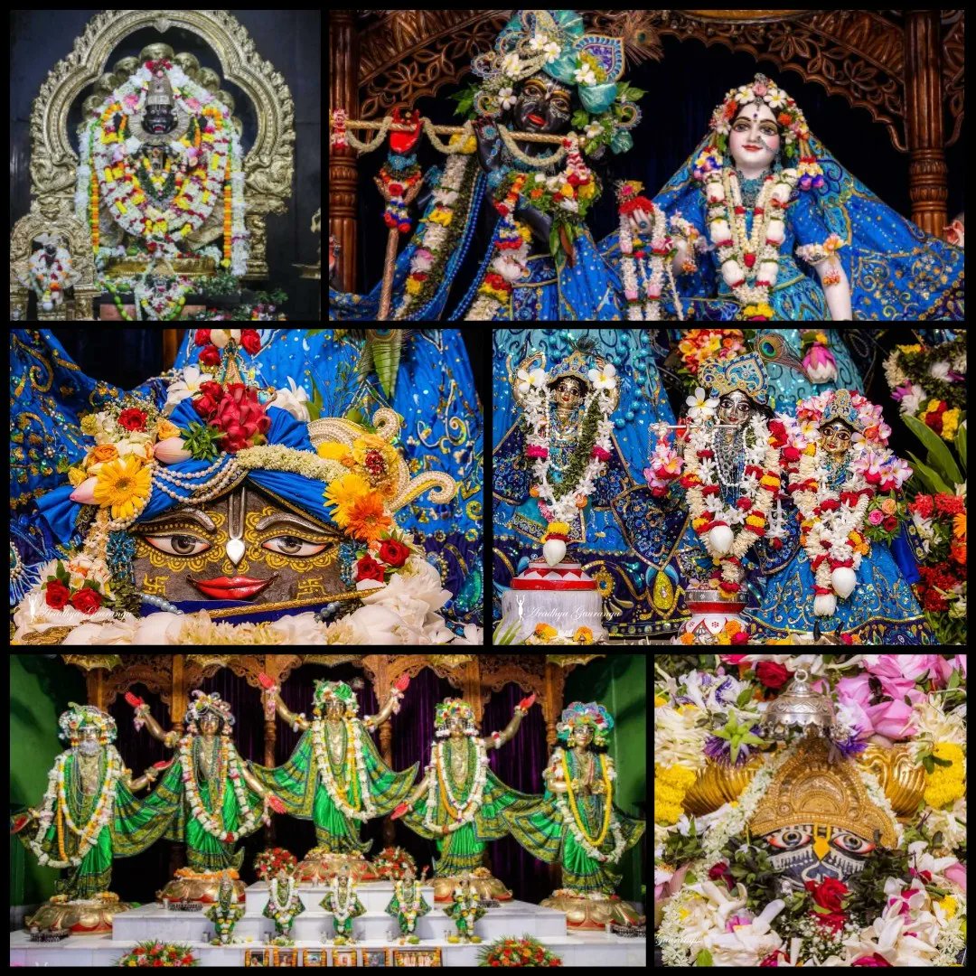 vrajaviharinis's tweet photo. 🤩😍DAILY DARSHAN😍🤩
(Iskcon Vrindavan)
(Iskcon Mayapur)
(Iskcon Pune)
(Iskcon Kolkata)
#lordkrishna #srimatiradharani #panchatatwa #jaijaganathdev #jaisubhadramaharani #jaibalaramdev #dailydarshan #auspicious #beauty #jaigaurnitai #jaigirirajbhagvan #jaisrinrishangadev #Iskcon https://t.co/hI6c2hRAXm