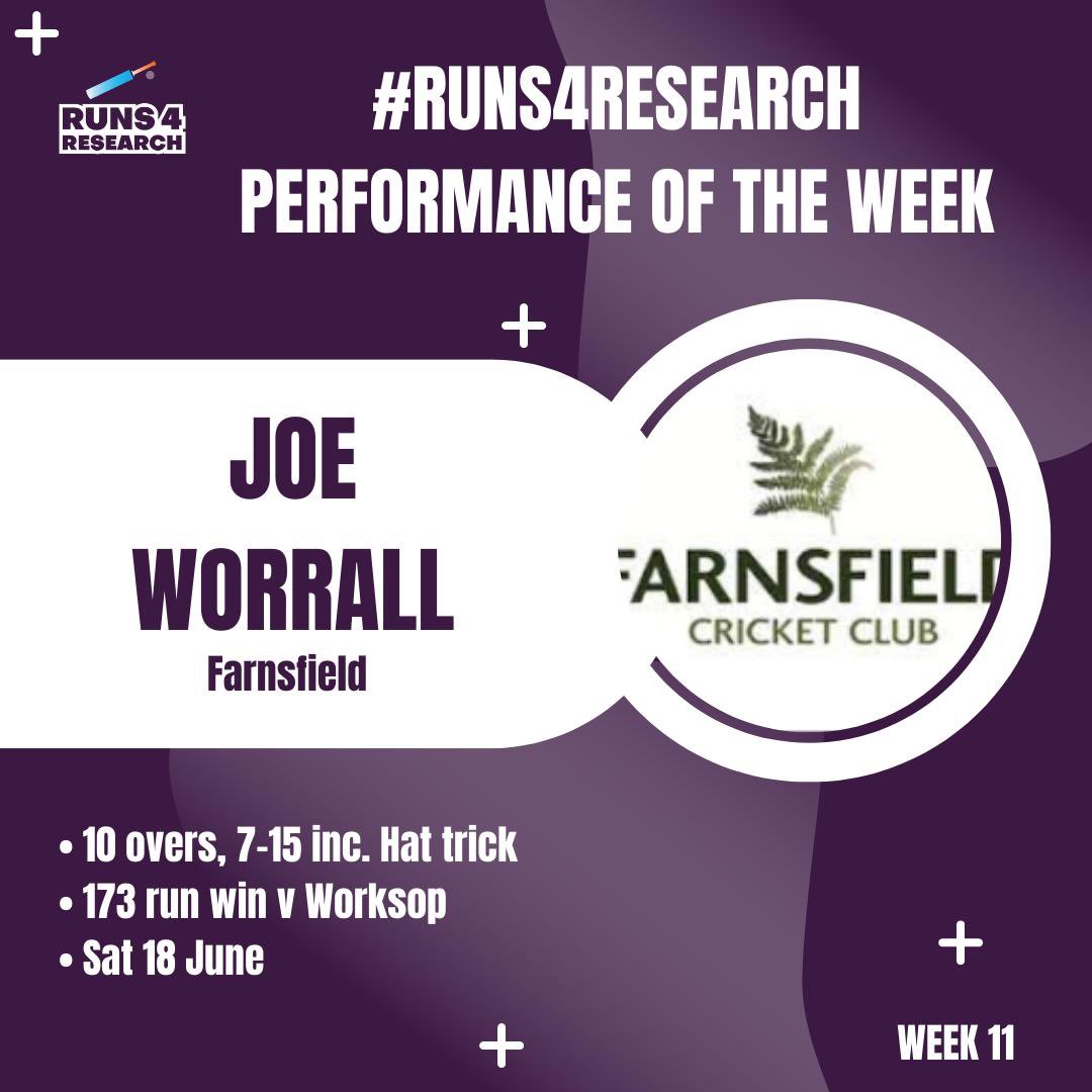 Week 11 has come and gone and we’ve seen another high quality display with the ball top our performance of week! A career best haul from <a href="/JoeWorrall_/">Joe</a> of <a href="/Farnsfield_CC/">Farnsfield CC</a> blew away his opponent, taking a hat trick in the process as club maintained their lead atop their division!