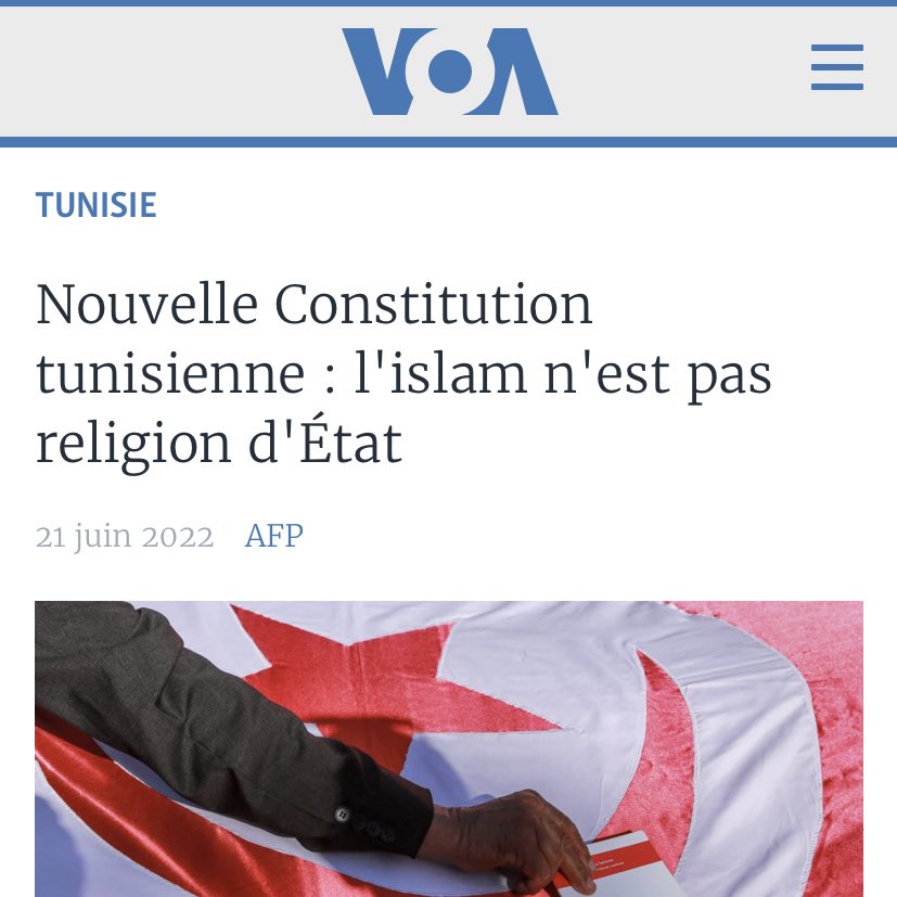 amin_snoussi's tweet photo. Mais comment autant de médias occidentaux peuvent parler de la nouvelle constitution Tunisienne comme un pas vers la laïcité ?!

Le président a littéralement dit “l’Etat se doit de remplir les objectifs de l’Islam, et même ceux de la charia.” 

Une dérive ultra-conservatrice ! https://t.co/HxpBaxH4A4