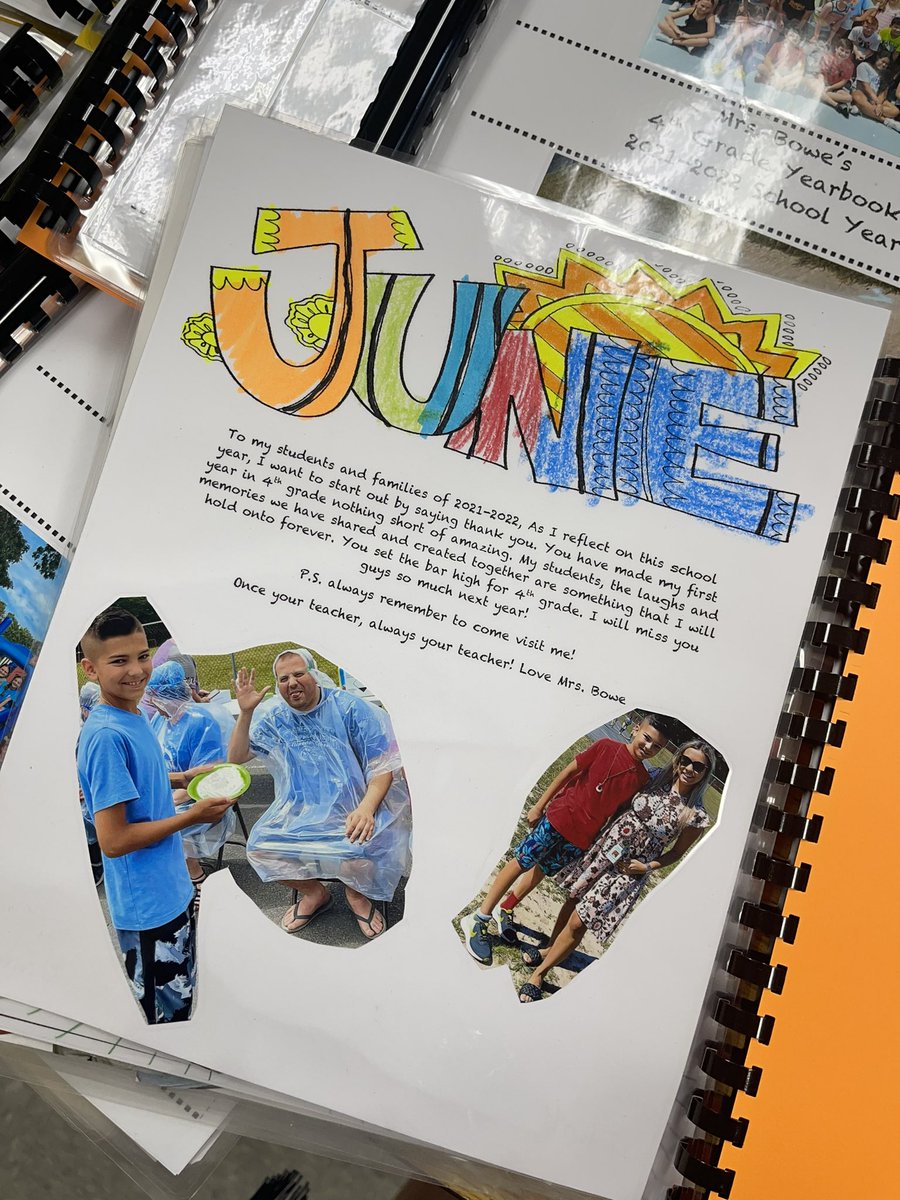 MrsRainBOWE's tweet photo. What an amazing year we had in 4th grade ✨ these personalized yearbooks are the memories we will never forget 💙💙 @HowellTwpRamtwn https://t.co/268E7Z2Skp