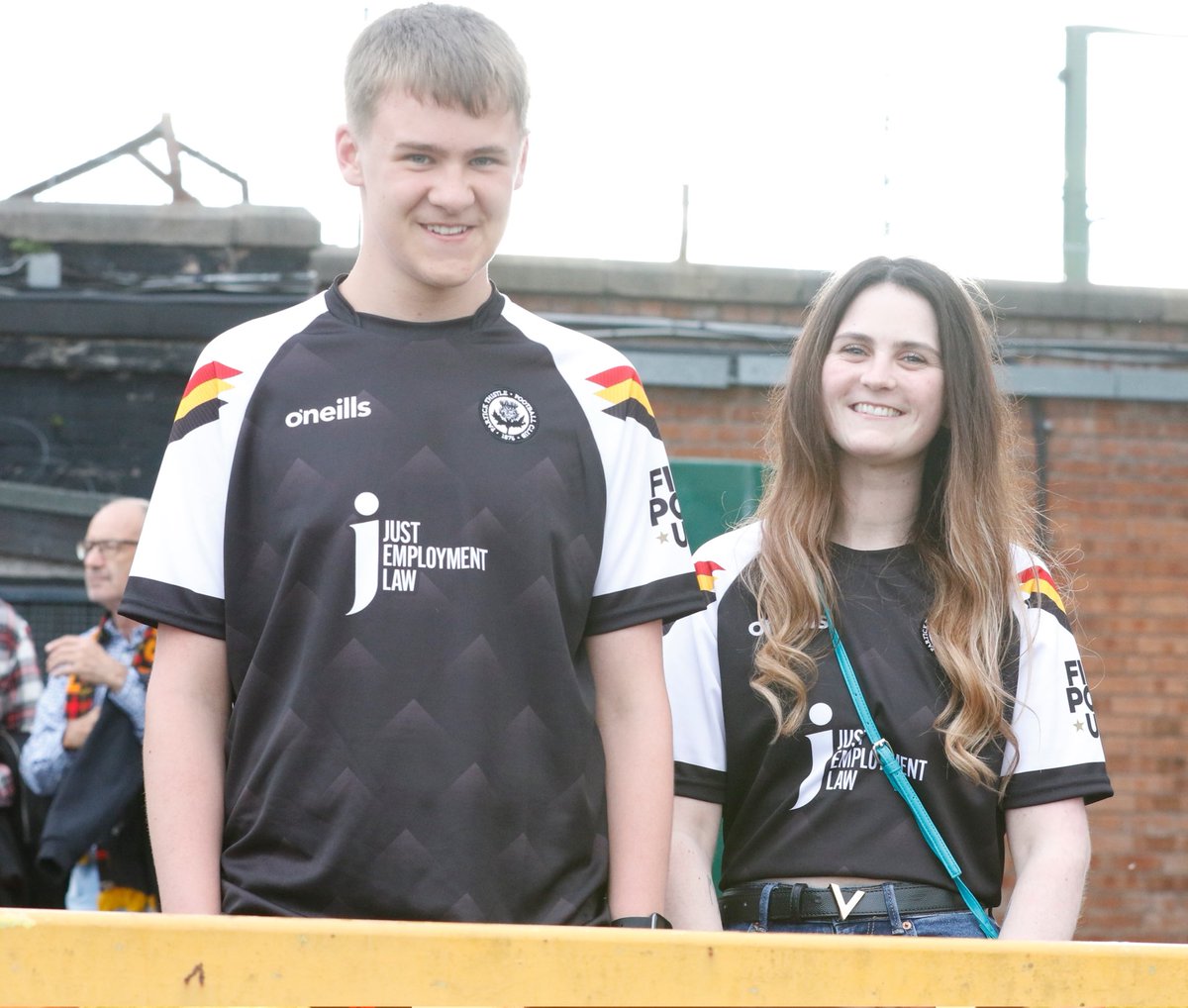 Firhill fashionistas are here ⁦<a href="/PartickThistle/">Partick Thistle FC</a>⁩