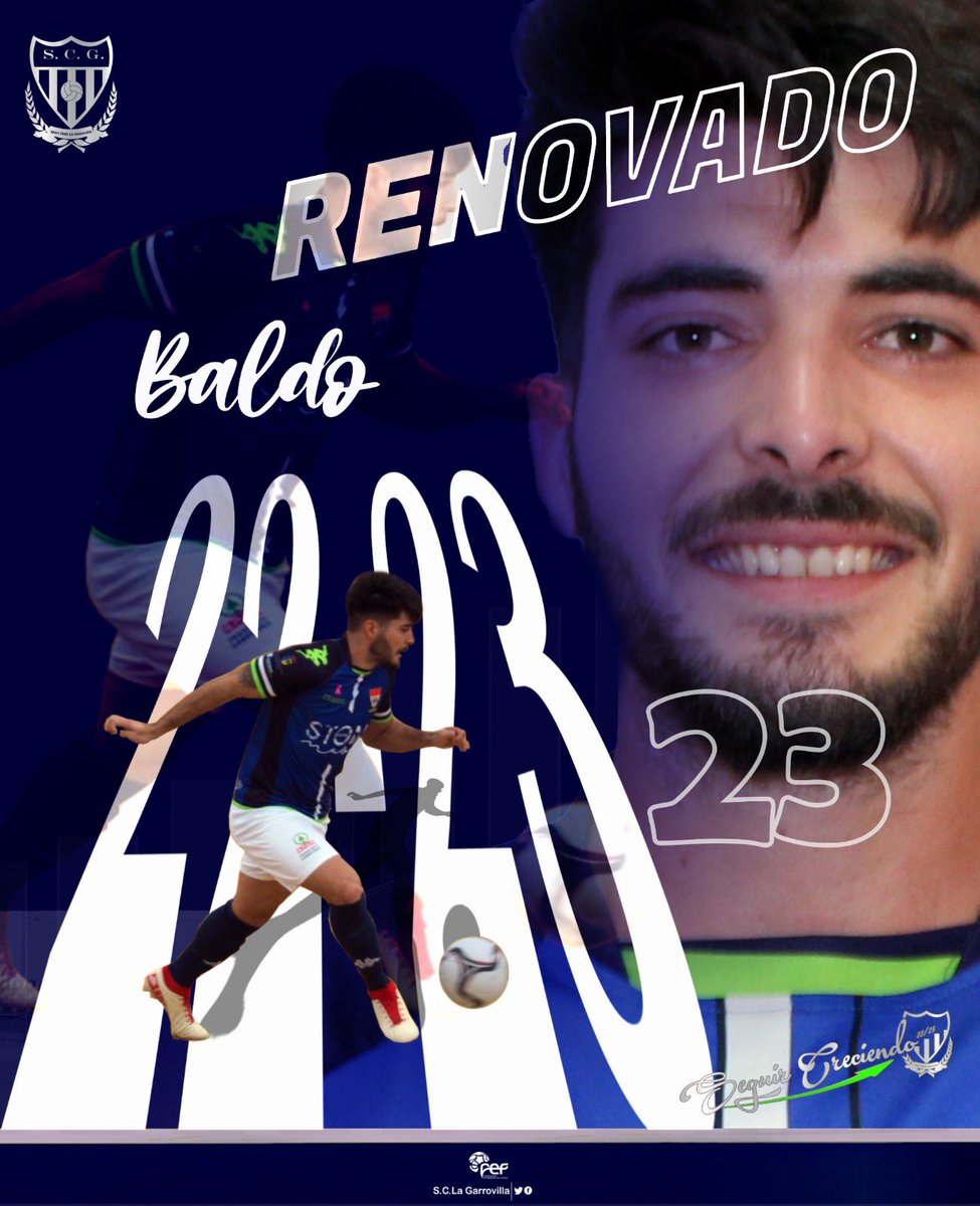 💙RENUEVA BALDO

🔹Sigue en casa una temporada más para aportar trabajo, trabajo y trabajo
🔹Lateral cuya seña de identidad es que nunca deja de luchar 
🔹Su potencia en carrera es una de sus mayores virtudes 

👉A seguir dándolo todo <a href="/3_Baldo/">Baldo</a>

#RenuevaBaldo #SeguirCreciendo 💙⚽️