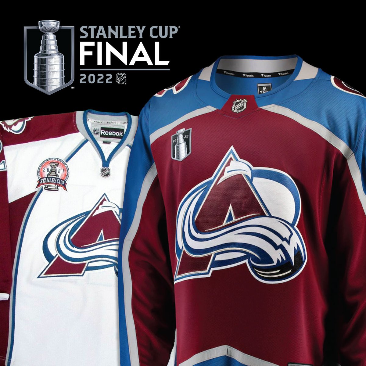 Fanbrandz's tweet photo. FANBRANDZ HAT TRICK!
We were honored to have worked on the 1995 rebrand of the Avalanche, the 1999 redesign of the Stanley Cup logo – and all these years later – the Stanley Cup rebrand in 2022!
Thx @pconway #designforsport #StanleyCup #StanleyCupFinal https://t.co/CIwatChA0N
