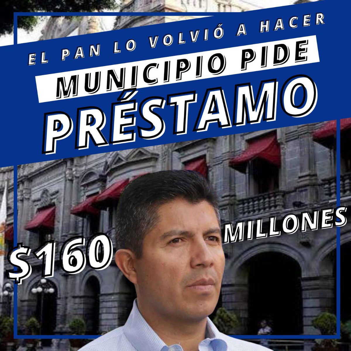 Defensa_Nacion's tweet photo. "Otra vez lo volvieron a hacer... los panistas piden préstamos innecesarios, endeudando a Puebla". https://t.co/9OGTE0fVxA